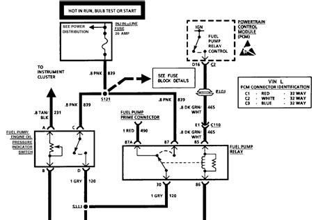 omc wiring diagrams fuel pump relay 