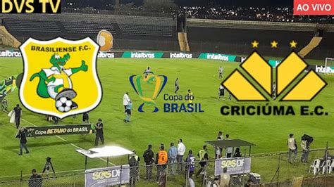 onde assistir brasiliense x criciuma ec