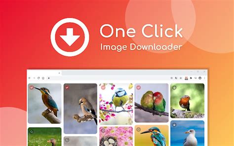 one-click image downloader, One click image downloader 在圖片加入下載按鈕，支援批次下載