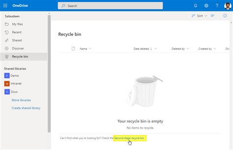 onedrive empty recycle bin automatically, Onedrive recycle bin retention. How to recover permanently deleted onedrive files