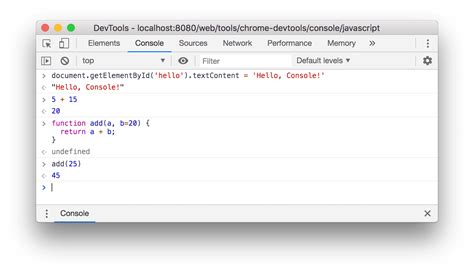 online console for javascript, The javascript input interpreter — firefox source docs documentation. Console in javascript