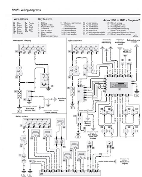 opel speakers wiring diagram 