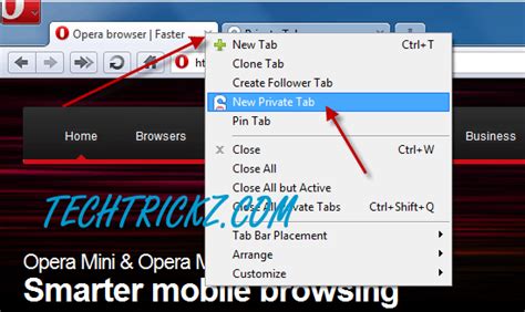 open opera in private mode, Run opera always in private mode by default