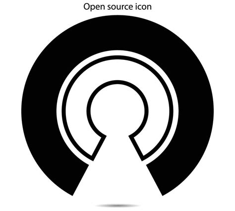 open or commercial source icon, Open source basic miscellany lineal color icon