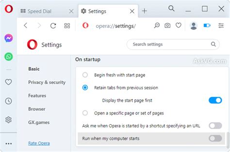 opera auto start disable, [tip] disable opera auto run when computer starts – askvg
