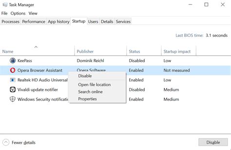 opera browser assistant disable, Ghacks indicating program. What is opera browser assistant and how to disable it?