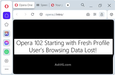 opera browser lost data after update, Opera browser web install built now has linux ubuntu messenger mint whatsapp fb. Opera web browser now has built-in whatsapp and fb messenger, install