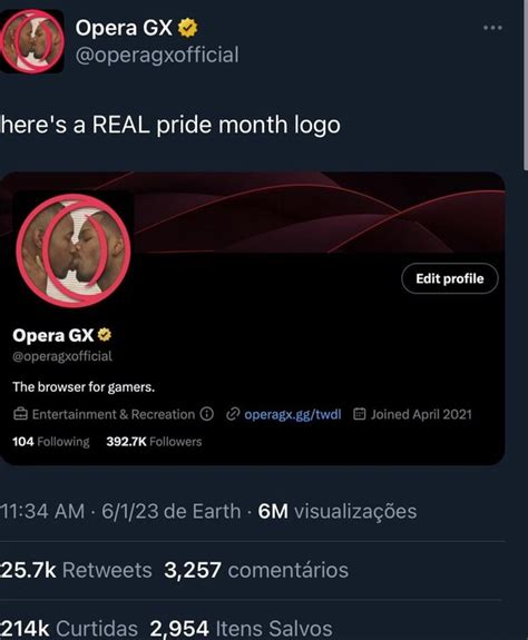 opera browser pride month, Opera gx the browser for gaymers opera gx s pride month logo leaves