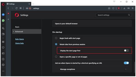 opera change new tab page, 