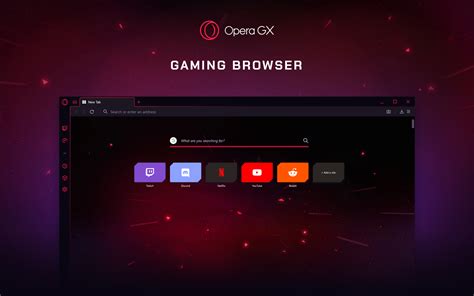 opera gaming browser pc, Opera gx: browser yang dirancang khusus untuk gamer