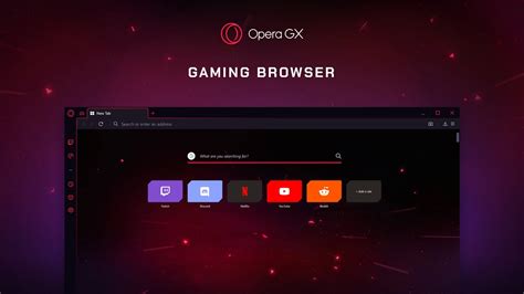 opera gaming web browser, Opera gx: browser yang dirancang khusus untuk gamer
