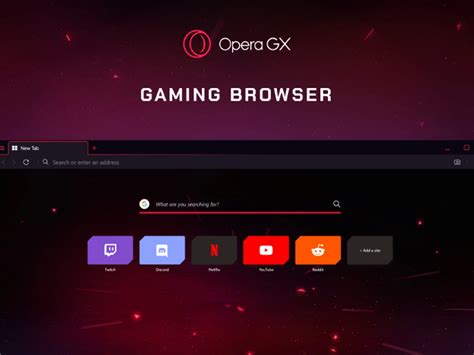 opera gx browser gaming browser, Gaming browser opera gx turns one; brings discord support and more