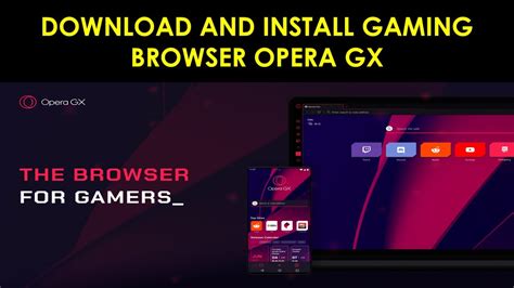 opera gx browser installation, Opera gx już dostępna dla macos