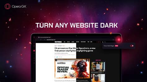 opera gx dark mode, Gx opera discord mode dark force windows. Opera gx levels up with built-in discord, can force any website to dark