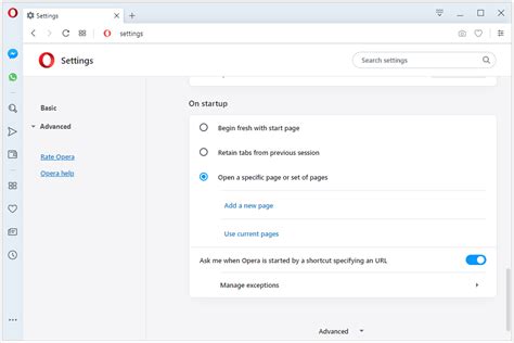 opera home page button, Opera homepage browser custom web menu settings select icon ninja logo click left step option open use windows computer change. Homepage ninja