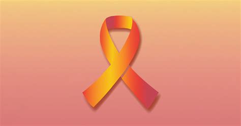 orange ribbon, Premium photo