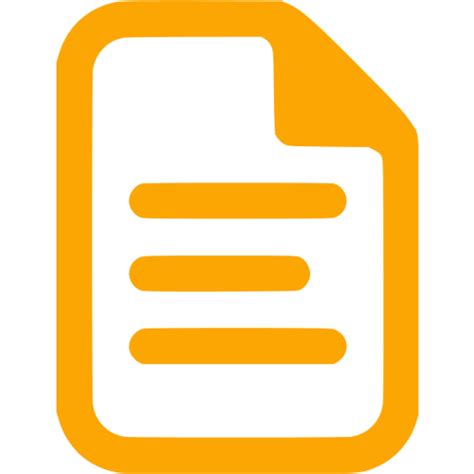 orange search document icon, Document orange icon. free download transparent .png