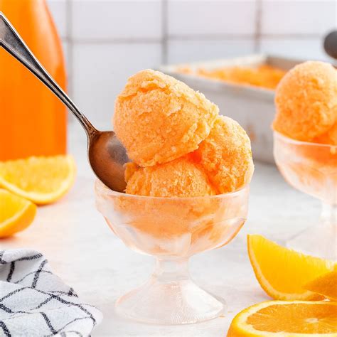 orange sherbet recipe for ice cream maker