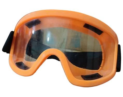 orange tinge plastic eye goggles, Orange goggles – upside works