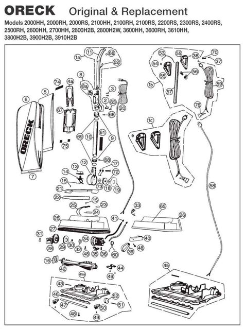oreck touch wiring diagram 