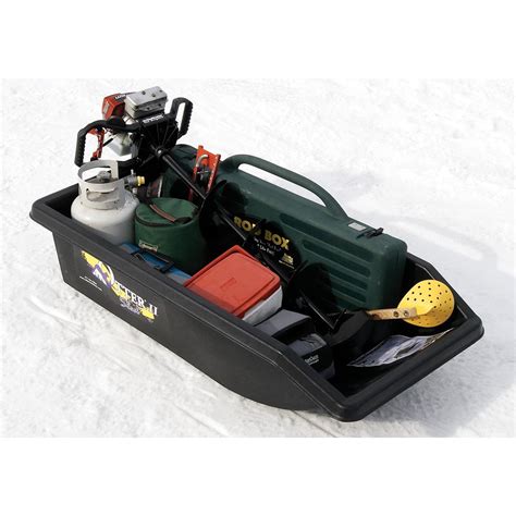 otter ice fishing sled