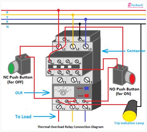 overload relay wiring diagram 