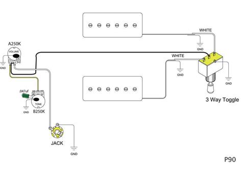 p90 rail pickup wiring diagram 