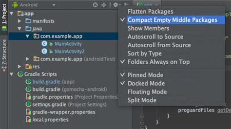 package android studio, 