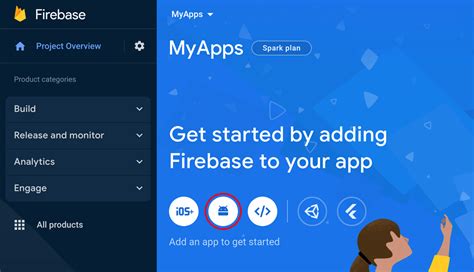 package name firebase, Add firebase to your flutter app