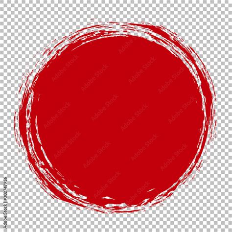 painted circle light red, Red painted circle royalty free vector image
