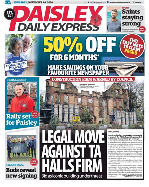 paisley express newspaper, Paisley express. Paisley daily express-october 23, 2020 newspaper