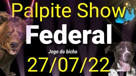 palpite para federal jogo do bicho