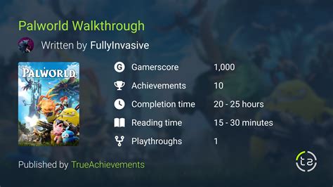 Palworld Xbox Walkthrough