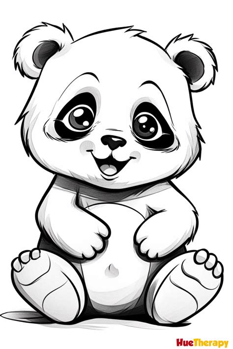 panda color print, Free printable panda coloring pages