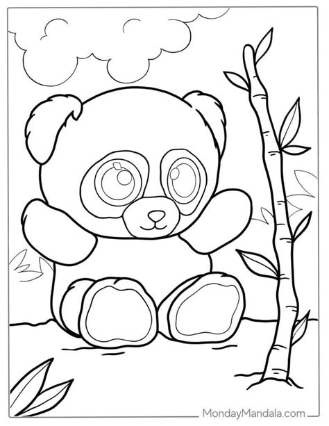 panda coloring pages simple, 62 free printable panda coloring pages in vector format, easy to print. Panda coloringall