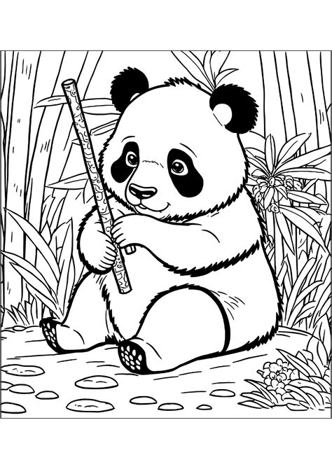 panda colouring sheet printable, Printable cute panda pictures