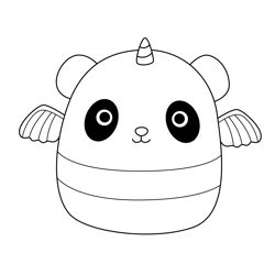 panda corn coloring page, Colouring page pandacorn coloringpageca