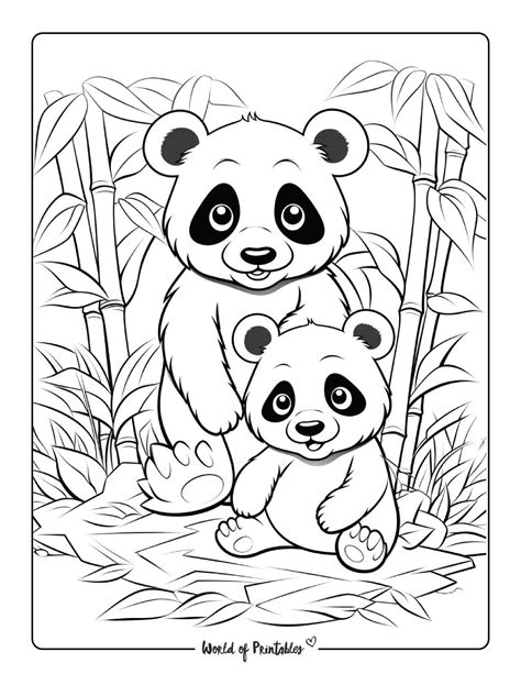 panda day coloring page, Printable panda coloring pages