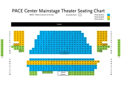 Parker Pace Center Seating Chart