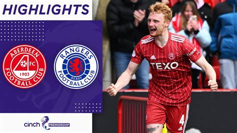 partidas de rangers x aberdeen football club