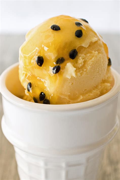 passionfruit ice cream