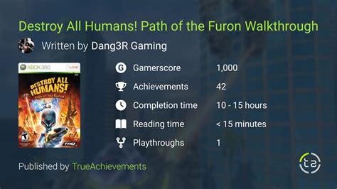 Path Of The Furon Walkthrough