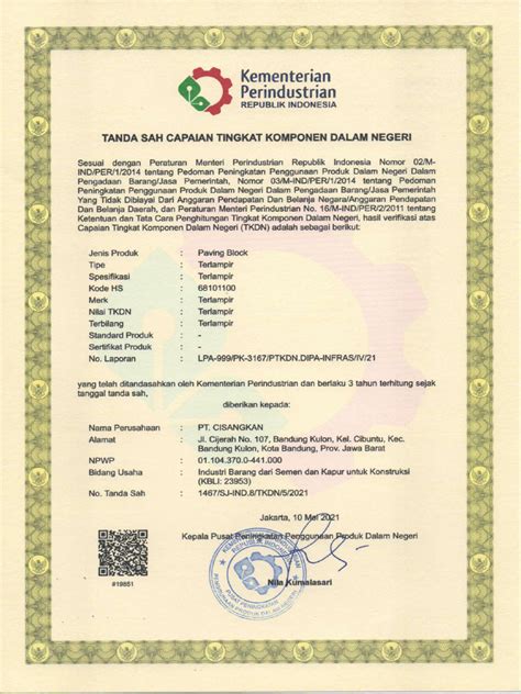 paving block tkdn, Tkdn paving block tahun 2023: mendorong pertumbuhan industri konstruksi