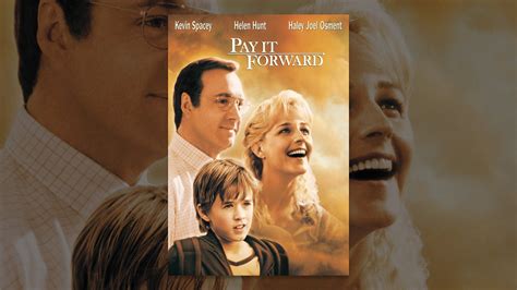 pay it forward video, Pay it forward. Pay forward dvd cover covers trevor quotes 2000 movies hdtv quotesgram x264 ac3 720p dvdrip