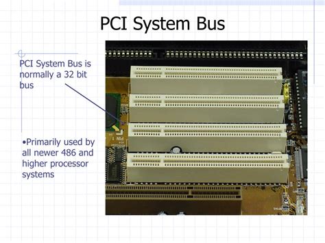 pci bus in embedded system, Bus system pci bit ppt powerpoint presentation processor higher normally newer primarily systems used