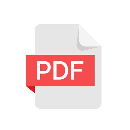 pdf file white background, Pdf file on white background stock photo