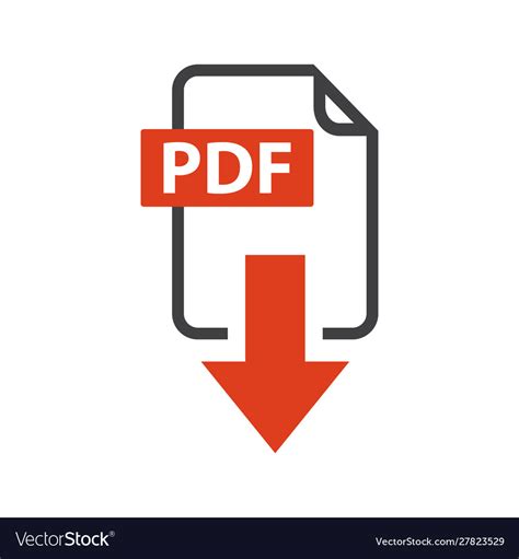 pdf file with download button on screen, Download pdf button on laptop screen. downloading document concept