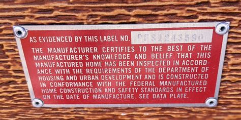 pdf fillable mobile home data plate, Fillable online co thurston wa mobile home data sheet