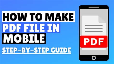pdf on mobile phone, Pdf in my mobile: how to make pdf file on android mobile phone and