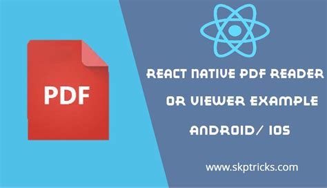 pdf reader library for react, How to build a pdf library with react